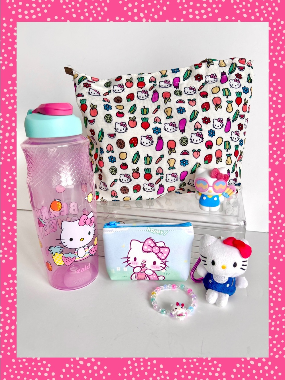 🍒(HK379) Hello Kitty Adorable 6-Piece Tote Bag Bundle!